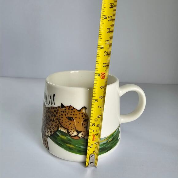 Target OpalHouse Chillax Coffee Mug Leopard Animal Print Porcelain Coffeecore - Picture 8 of 8
